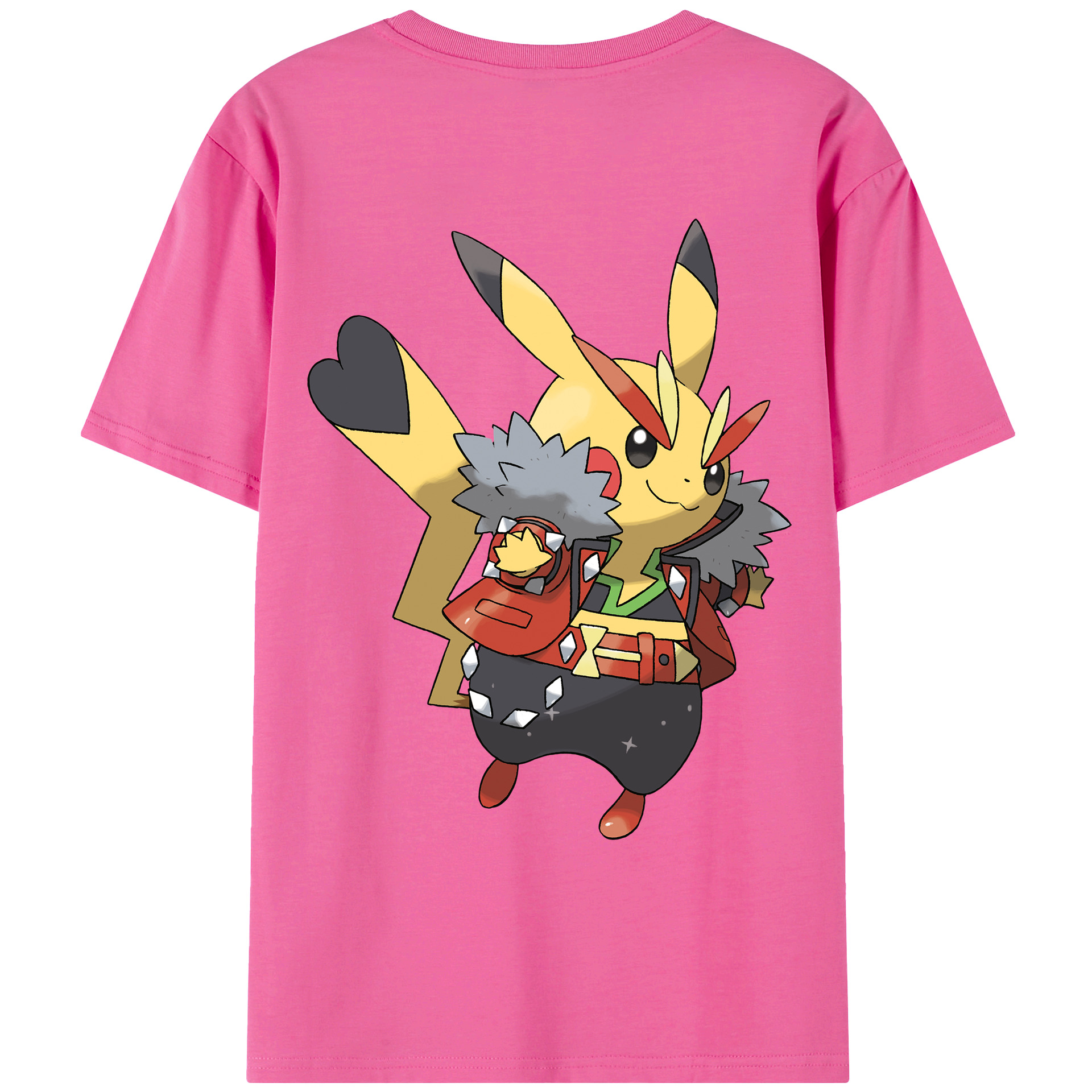 （画像用） ポケットモンスター Pokémon レディース半袖Tシャツ(バックプリント)